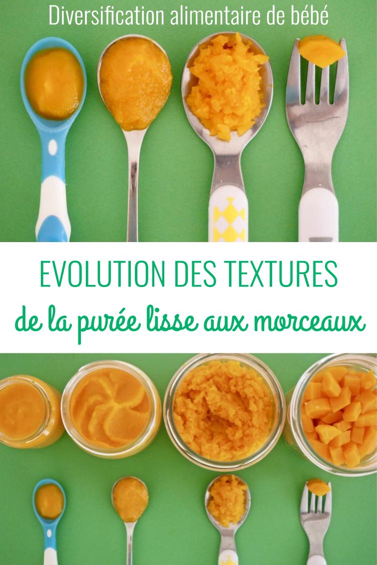 Evolution Des Textures De La Puree Lisse Aux Morceaux Cuisinez Pour Bebe